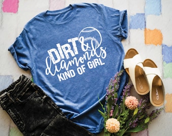 Dirt & Diamonds Kinda Girl Unisex T-Shirt