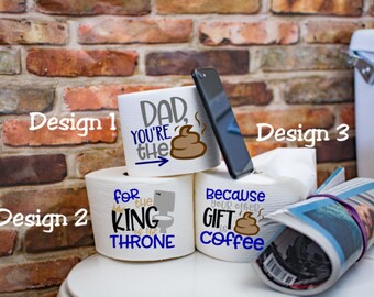 Father's Day Toilet Paper Gift, Christmas Gag Gift, Funny TP, Toilet Paper Gag Gift, Christmas Decorative Toilet Paper, Father's Day Gift