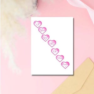 5x7 Inmate Greeting Card – Prison Love Letter, Long Distance Relationship, Handmade, Glossy Outside, Envelope Included