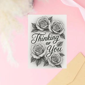 5x7 Inmate Greeting Card – Prison Love Letter, Long Distance Relationship, Handmade, Glossy Outside, Envelope Included