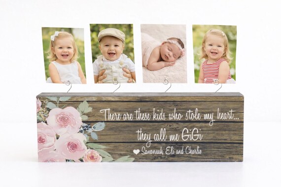 Grandma Brag Board Gift Idea Mothers Day Grandma Gift Personalized Grandkids Photo Frame Gigi Nana Mimi Grandchildren Picture Frame