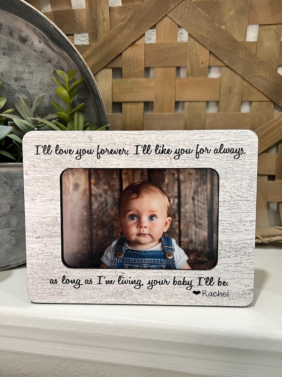 Grandma Gift from Grandkids, I’ll Love You Forever Frame, Mimi Gift Picture Frame, Personalized Grandma Photo Gift, Mother’s Day Keepsake