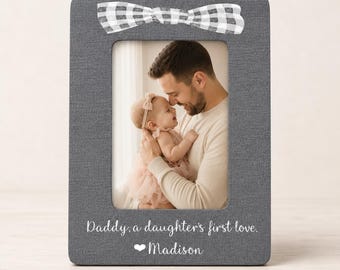 Daddy Daughter Picture Frame Personalized Dad Gift Fathers Day Gift From Daughter Girl Dad Frame Baby Girl Keepsake Gift Idea