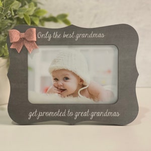 Great Grandma Gift | Picture Frame For Great Grandma | Gift From Great Grandchild | 4x6 Personalized Gift