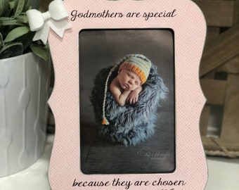 Gift For Godmother | Personalized Gift For Godmother | Gift From Godchild | I Love My Godmother | 4x6 Frame