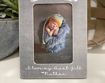 I Love My Aunt Gift | Aunt Personalized Picture Frame | Aunt  Gift | Aunt Auntie From Niece Nephew