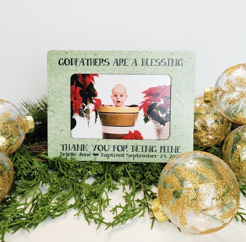 Christmas Grandma Gift Idea – Oma Nana Mimi Picture Frame – When a Child Is Born – Personalized 4x6 Holiday Gift for Grandma or Nana image 9