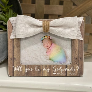 Godparents Proposal Gift Godparents Gift Keepsake Baptism Confirmation Picture Gift I Love My Godparents Picture Frame Gift For Godparents