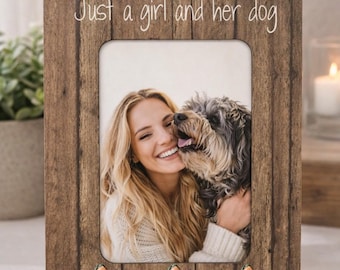 Marco de fotos personalizado para mascotas: regalo personalizado para mamá perruna