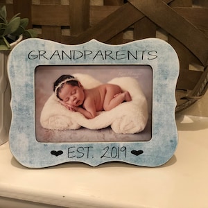 Love At First Sight  Ultrasound Picture  Sonogram Picture  Grandparents Gift  Grandparents Picture Frame  Grandparents Est. | Pregnancy