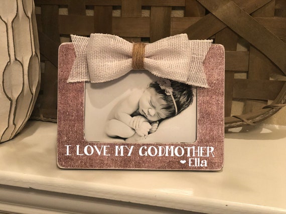 I Love My Godmother | Personalized Godmother Baptism Gift | Godmothers Are A Blessing | Custom Godmother Gift