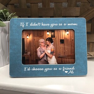 Today A Bride Gift For Mother Of The Bride  Mom Gift  Parents Of The Bride Gift  Personalized Frame Mother Of The Bride  Thank You Gift