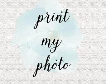 Print out photo and place in frame