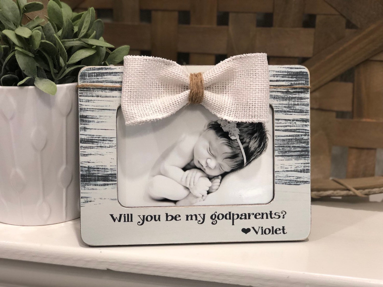 Will You Be My Godparents Godparent Proposal Gift I Love Etsy
