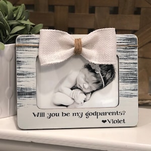 Will You Be My Godparents?  Godparent Proposal Gift  I Love My Godparents  Personalized Godparents Gift