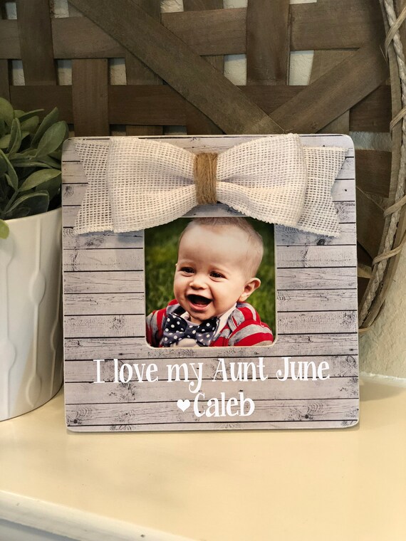 Aunt Uncle Frames Boutilu Personalized Gift For Aunt I Love My Picture Frame