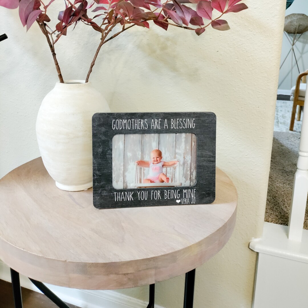 Godmother Gift Godmother Frame I Love My Godmother 4 X 6 Personalized