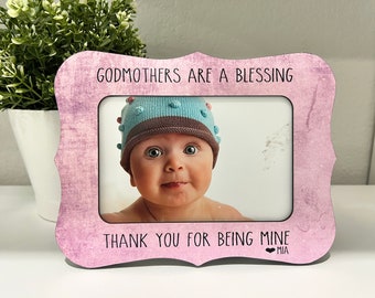 Godmother Gift | Godmother Picture Frame | Godmothers Are Special Gift | Baptism Confirmation First Communion Gift | I Love My Godmother