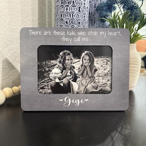 Personalized Gigi Picture Frame – Custom Grandkids Gift, Gigi Keepsake, Gift from Grandchildren, Gigi Birthday Gift, Gigi Home Decor