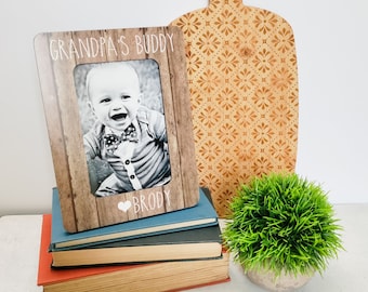 Grandpa Personalized Father's Day Gift |  Gift Grandpa | I Love My Grandpa | Grandpa Personalized Gift | 4x6 Picture Frame Custom