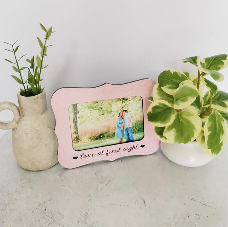 Christmas Grandma Gift Idea – Oma Nana Mimi Picture Frame – When a Child Is Born – Personalized 4x6 Holiday Gift for Grandma or Nana image 7