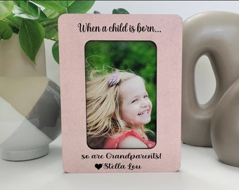 New Grandparent Gift | Grandparent Picture Frame | Grandparents Gifts | Personalized Grandparents When A Child Is Born So Are Grandparents