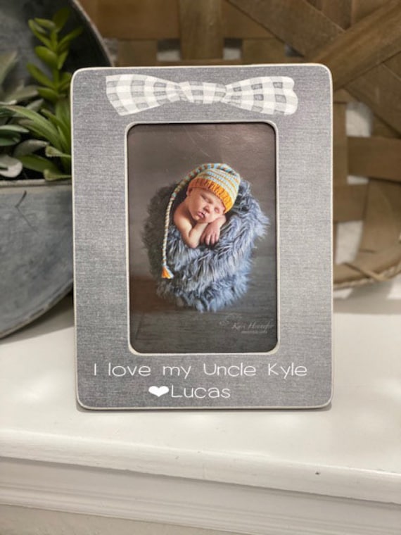 Uncle Personalized Picture Frame |  Gift For Uncle | Personalized Gift From Niece Nephew