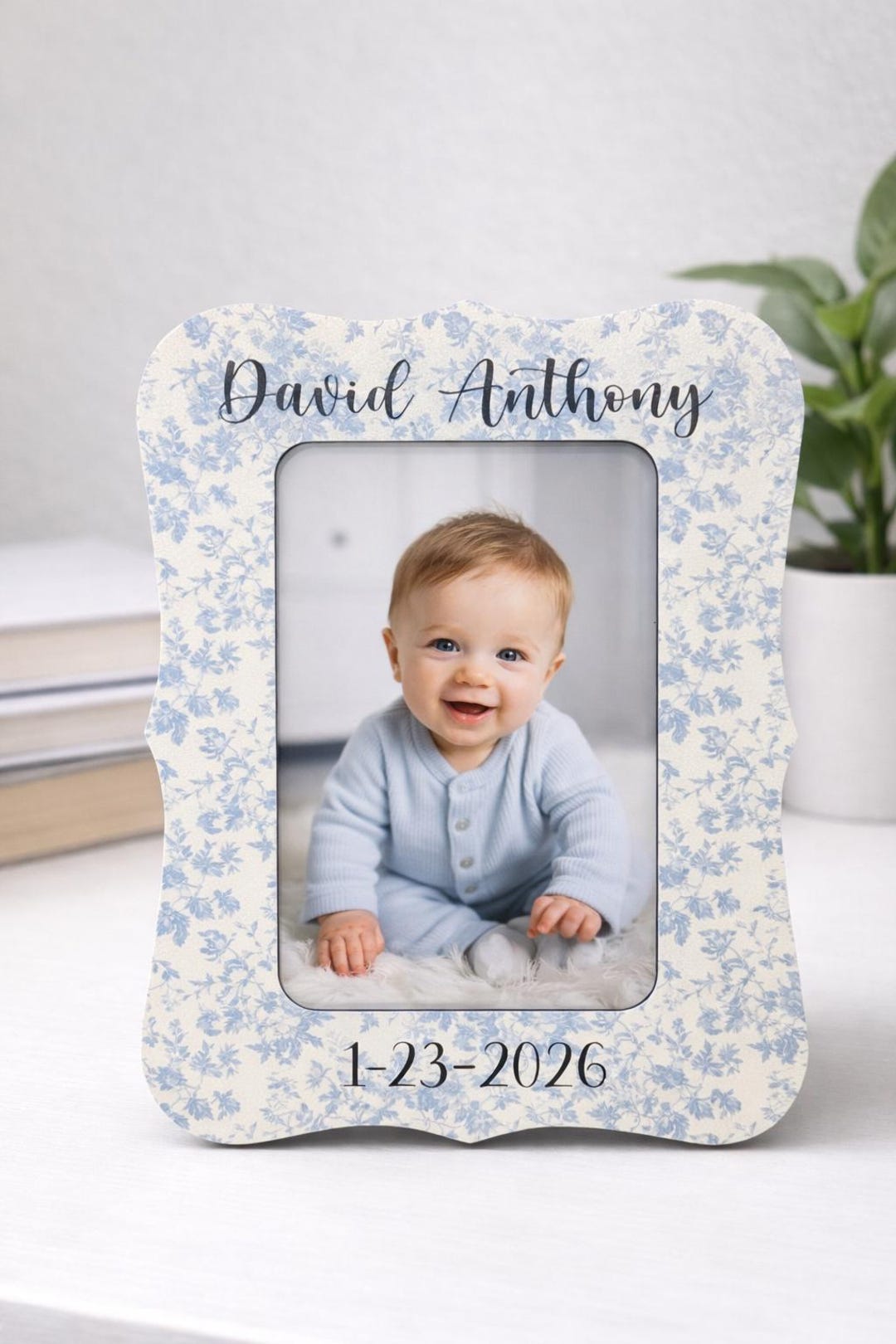 Birth Announcement Frame Personalized Baby Photo Frame New Baby ...