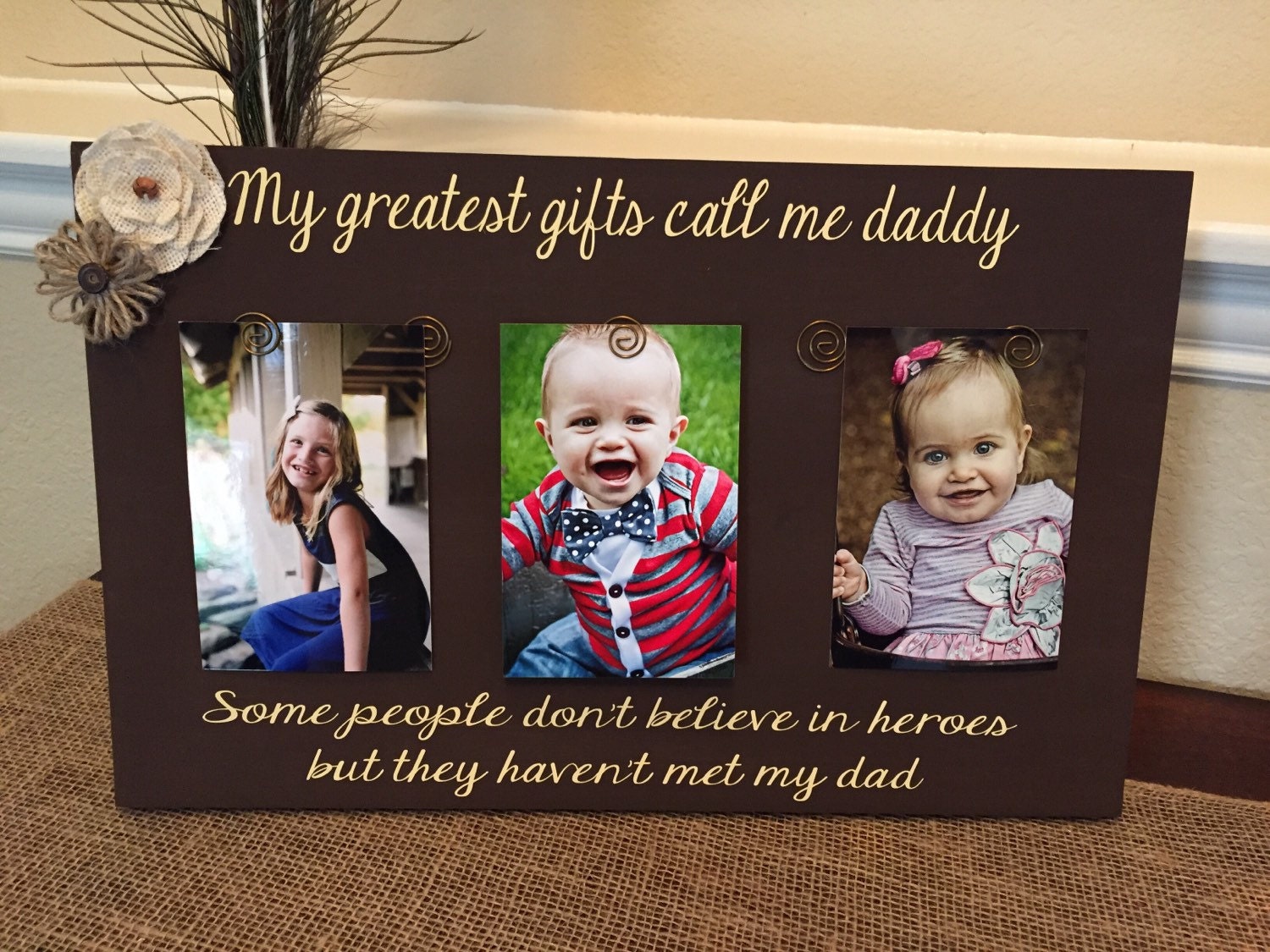 Fathers Day Gift My Greatest Blessings Gifts Call Me Daddy Dad Papa Fathers Day Gift My Greatest Blessings Gifts Call Me Daddy Dad Papa Personalized Frame Super Hero