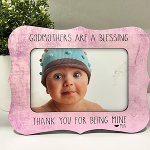 Godmother Gift  Godmother Picture Frame  Godmothers Are Special Gift  Baptism Confirmation First Communion Gift