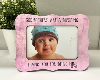Godmother Gift | Godmother Picture Frame | Godmothers Are Special Gift | Baptism Confirmation First Communion Gift |