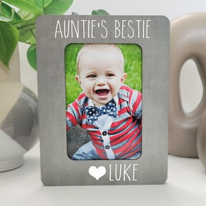 Auntie&#39;s Bestie Picture Frame  Aunt Picture Frame   Gift Aunt  Aunt Picture Frame  New Aunt Gift  Birthday Gift for Aunt
