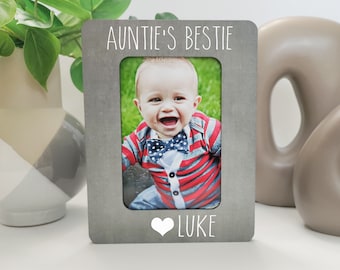 Auntie&#39;s Bestie Picture Frame  Aunt Picture Frame   Gift Aunt  Aunt Picture Frame  New Aunt Gift  Birthday Gift for Aunt