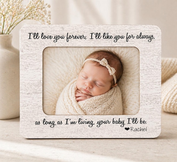 Grandma Gift From Baby Personalized Frame Nana Gift Idea New Baby Gift For Grandparents First Grandchild Keepsake Photo Frame