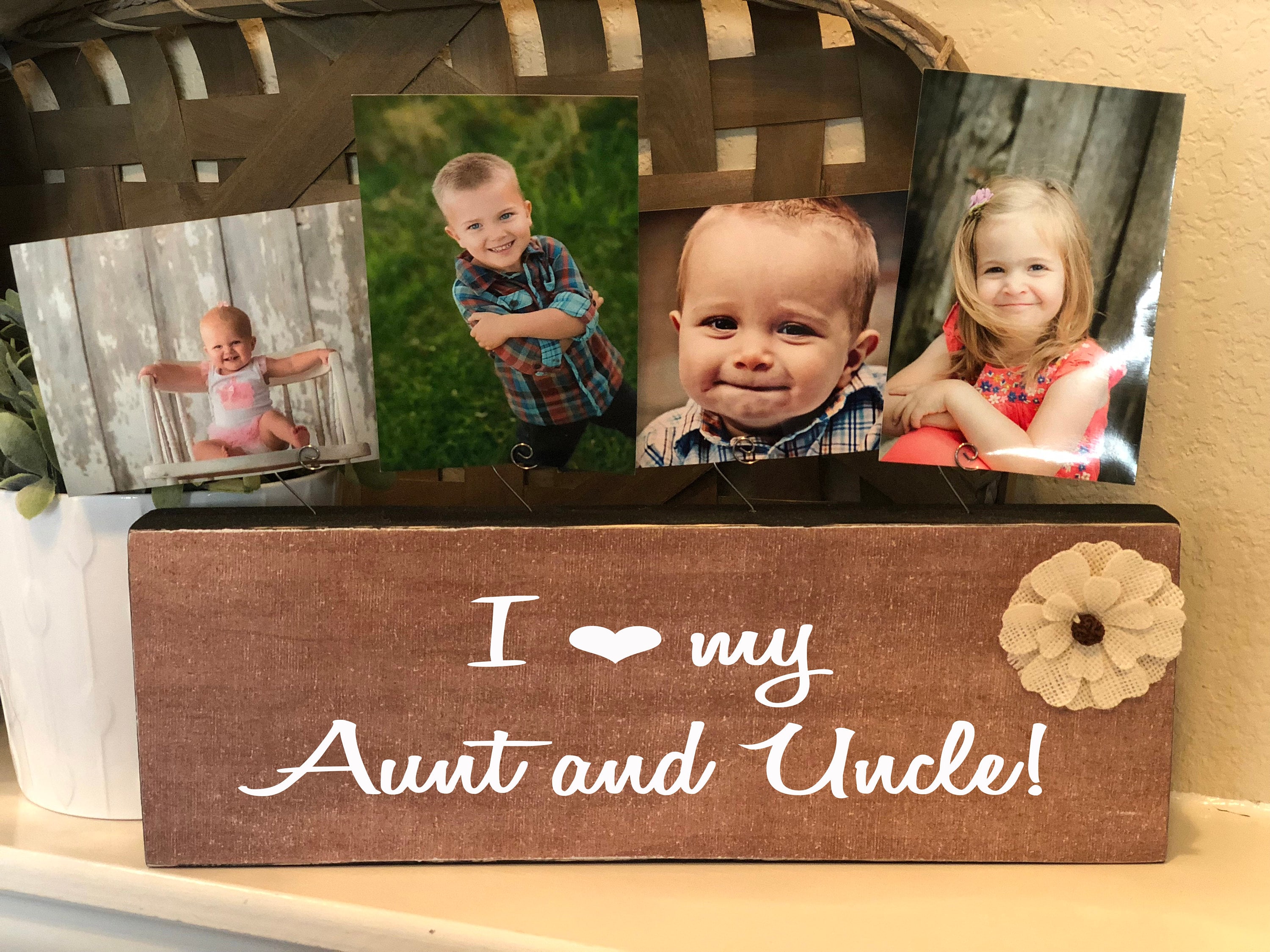 Aunt Uncle Gift I Love My Picture Frame