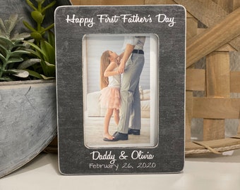 Father’s Day Gift For Dad Daddy & Me | New Dad Personalized Gift For Husband | Personalized Gift 4x6  Frame