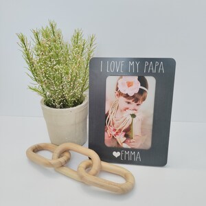 Papa Gift Grandpa Gift    Gift Grandpa  I Love My Grandpa  Grandpa Personalized Gift  4x6 Picture Frame Custom For Dad Papa G