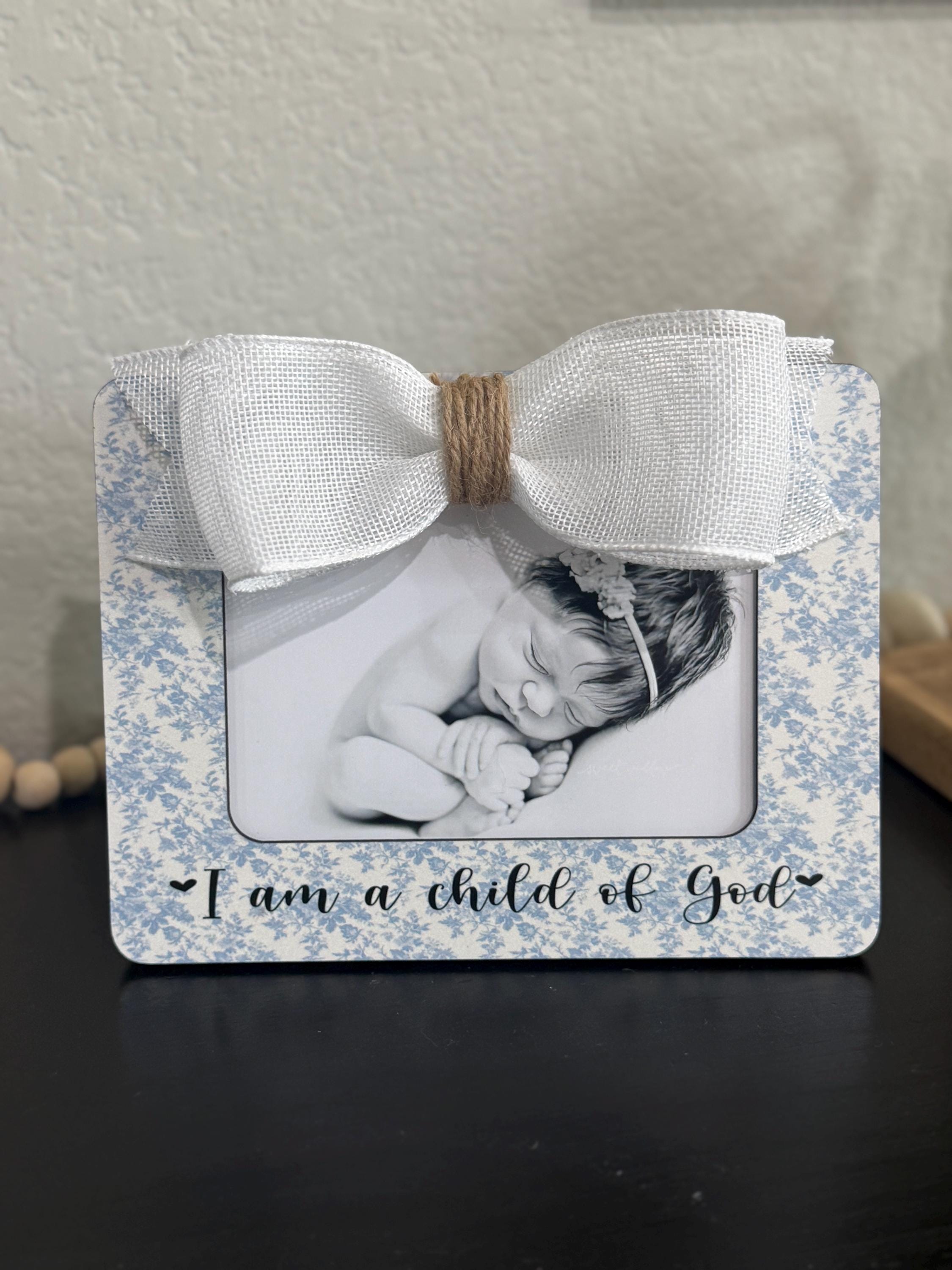 Personalized Baby Name Picture Frame Gift Idea Custom Newborn Photo ...