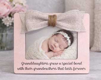 Kleindochter Fotolijst van oma Kleindochter Cadeau van grootmoeder Babymeisje fotolijst Kleindochter aandenken cadeau-idee