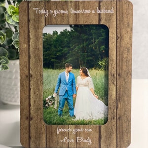 Mother Of The Groom | Parents Of Groom Gift | Today A Groom Tomorrow A Husband Forever Your Son | Wedding Thank You Gift For Parents