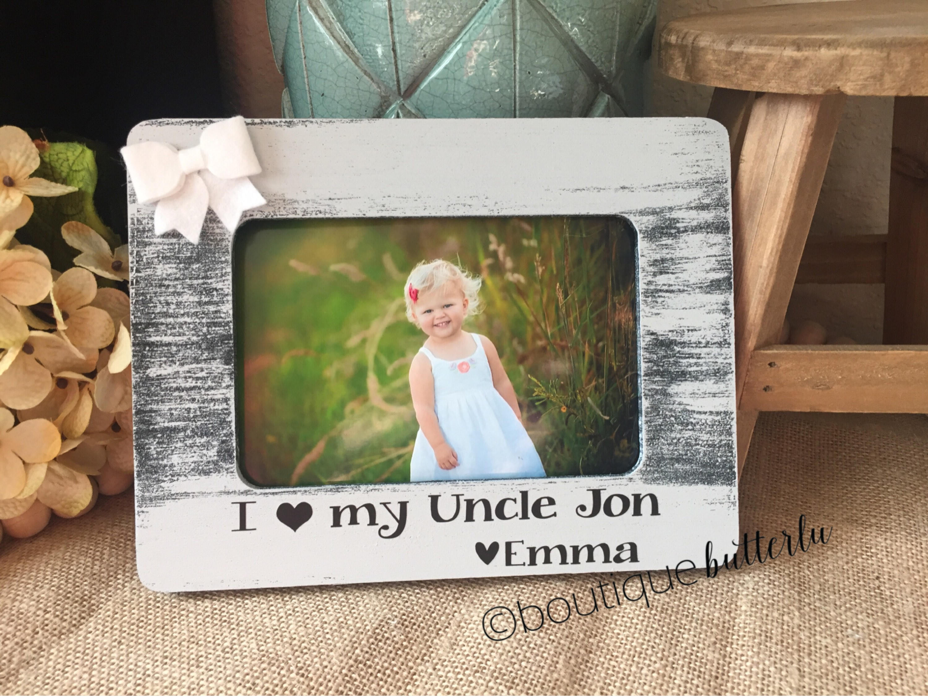 Uncle Gift For Aunt From Kids New Baby Uncle Gift For Aunt From Kids New Baby Birthday Sonogram Mom Dad Grandpa Handmade Nephew Frame