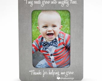 Personalized Teacher Thank You Picture Frame From Student End Of Year Teacher Gift Custom Photo Frame Appreciation Gift Idea