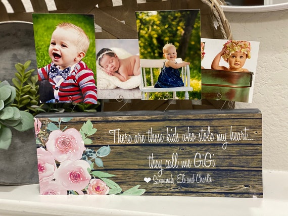 Gift For Gigi | Grandma Mother's Day Gift | There Are These Kids Who Stole My Heart They Call Me Gigi Picture Frame