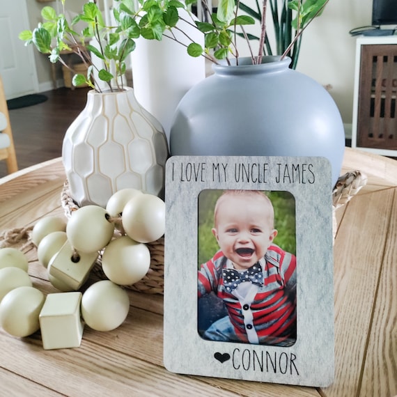 Best Uncle Gift | Uncle Gift | Uncle Picture Frame | Personalized Picture Frame Gift For Uncle From Niece  Nephew