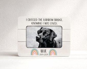 Cornice Commemorativa Per Perdita Animale Domestico - Regalo Di Condoglianze Per Cane O Gatto - 20,3x14,5 Cm - 3