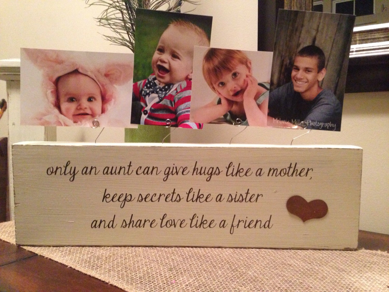 Aunt & Uncle Gift I Love My Aunt Uncle Picture Frame Personalized Uncle