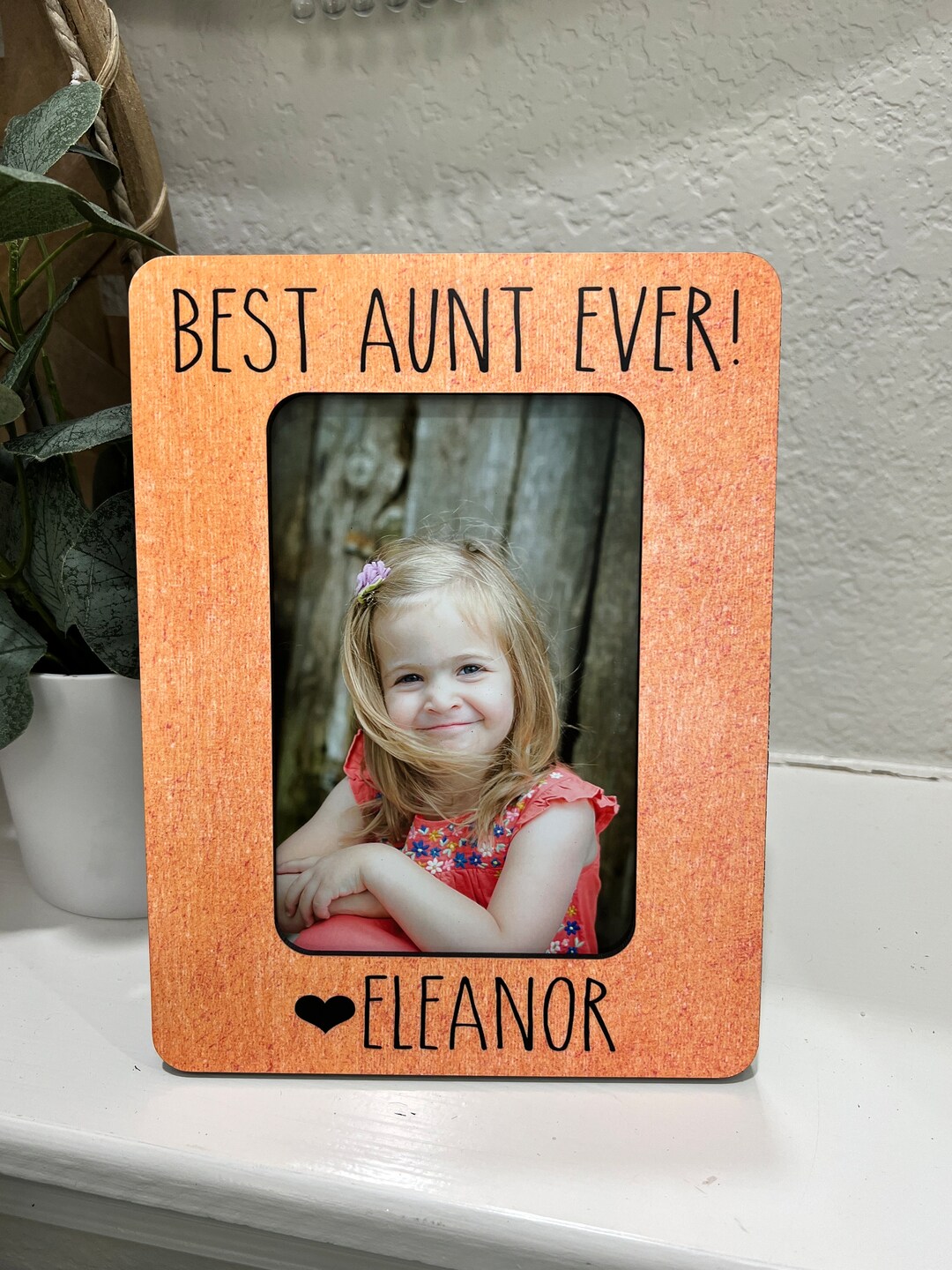 Aunt Picture Frame Gift Aunt Picture Frame Christmas Gift Etsy