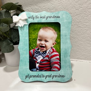 Gift For Great Grandma  Personalized Gift For Great Grandma  Gift From Grandchild  I Love My Great Grandma  4x6 Frame
