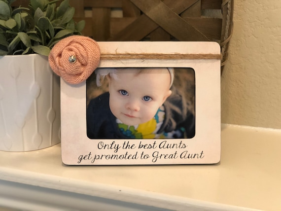 Great Aunt Gift | Personalized Gift For Great Aunt | Picture Frame For Great Aunt