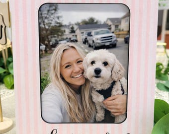 Marco de fotos para perro, idea de regalo personalizada para mamá perruna, marco de fotos personalizado para mascotas, regalo para amantes de los perros, regalo de cumpleaños para perro, regalo de Navidad
